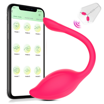 Relatos Eróticos Huevo Vibrador Portátil a Control Remoto