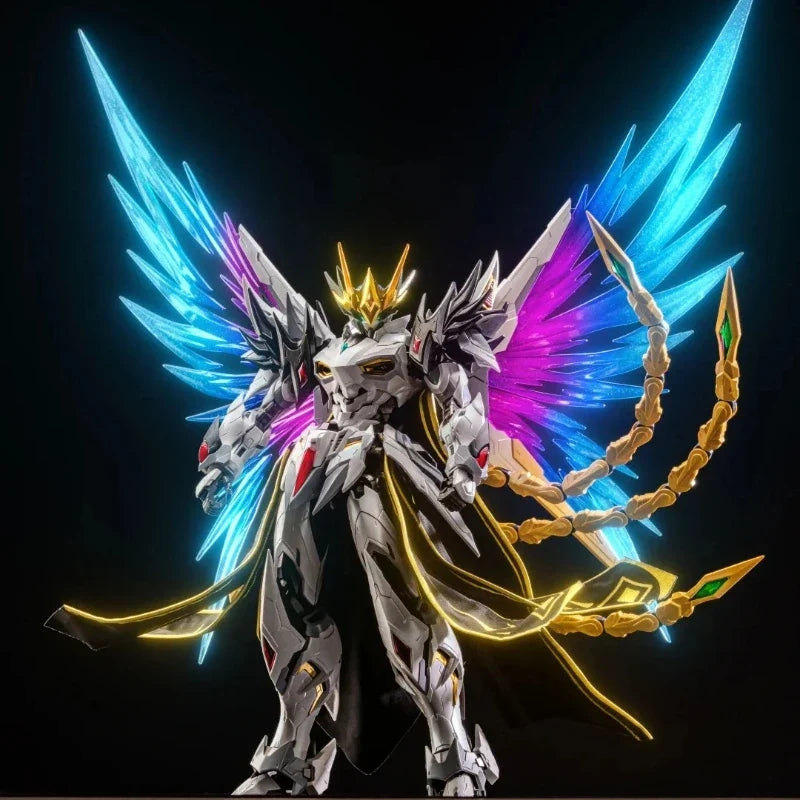 Motor Nuclear Cao Ren 1/72 Alloy Mecha Assembly Model Kit Phoenix Form Action Figures With Stand Home Ornament Collectible Gift