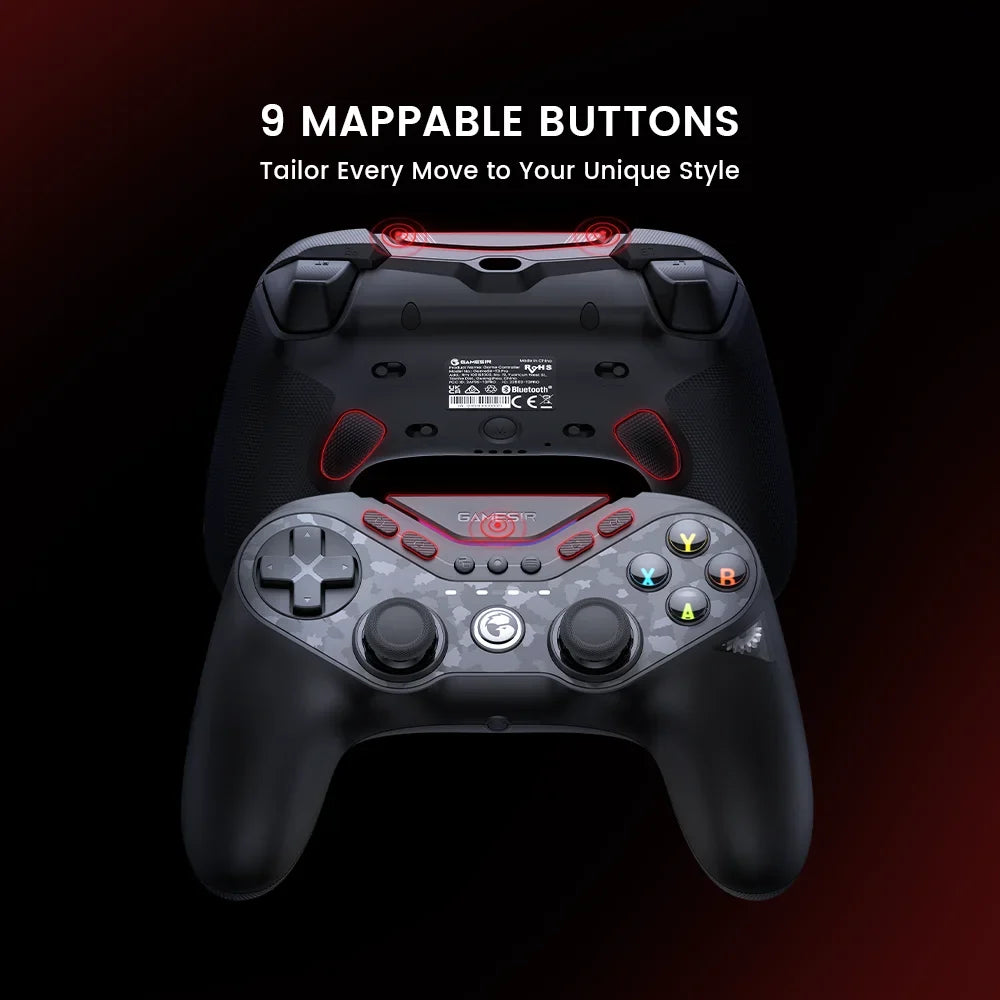 GameSir Tarantula Pro Switch controller Hall Effect gamepad with 9 mappable buttons for Nintendo Switch iPhone Android cellphone