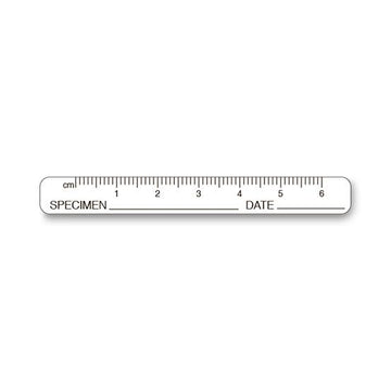 Shamrock Labels Labels: Metric Measure Label for Medical Photography, 3/8" x 3" SMS-3 -