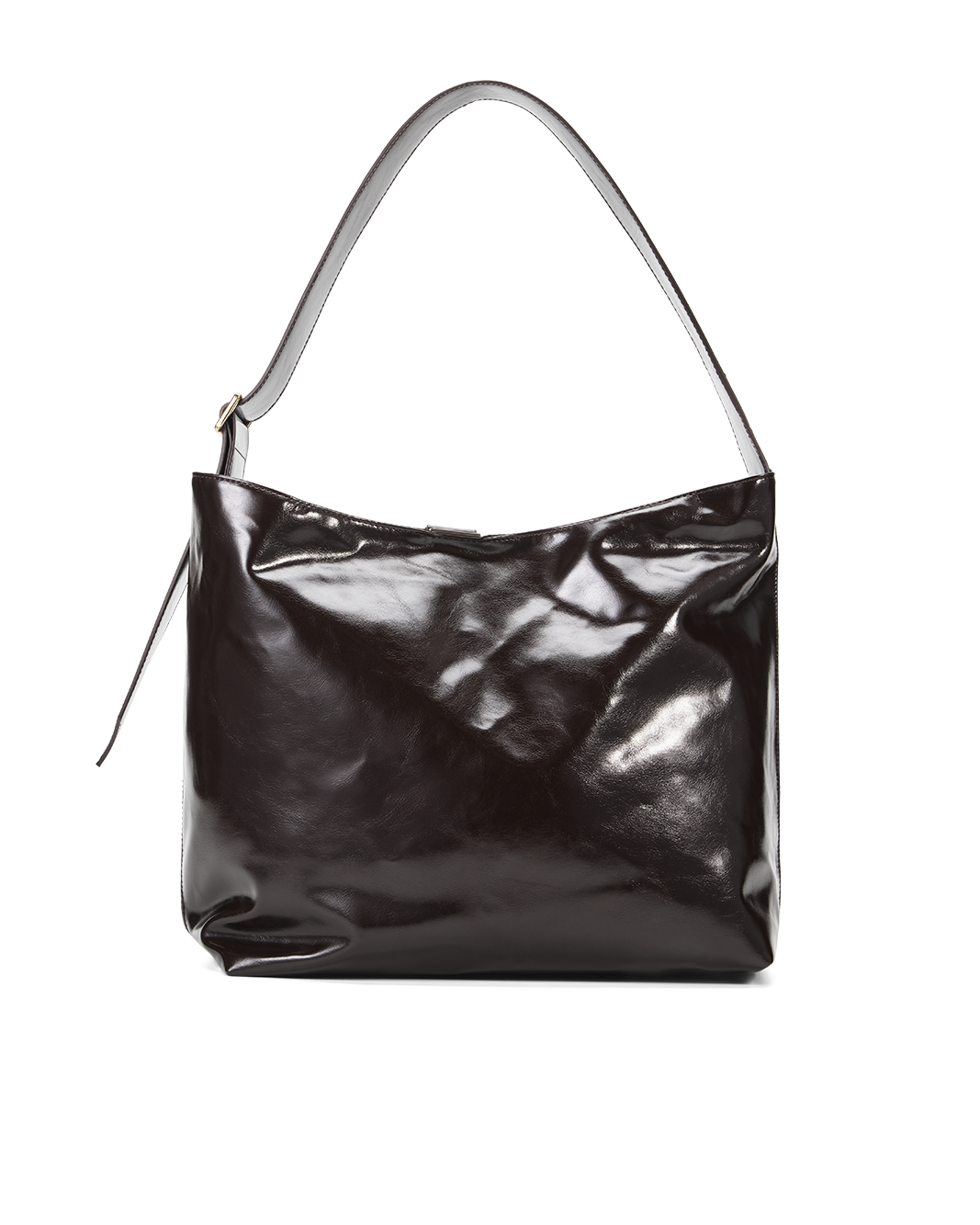 SISA SHOULDER BAG - CHOCOLATE CRINKLE-Handbags-Billini-Billini