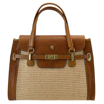 Pratesi Baratti Summer Handbag - Summer Brown