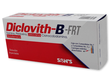 DICLOVITH-B-FRT 3 AMP 5/100/100/75/20MG/