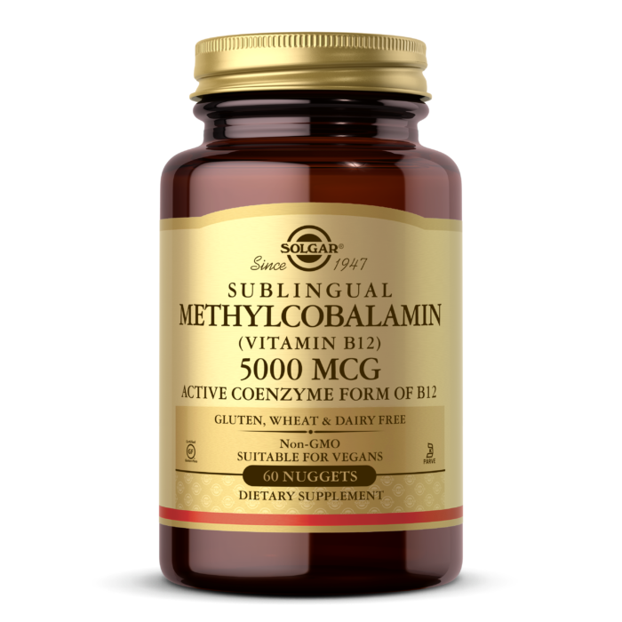 Solgar Methylcobalamin ( vitamin b12 ) 5000 mcg 60 nuggets