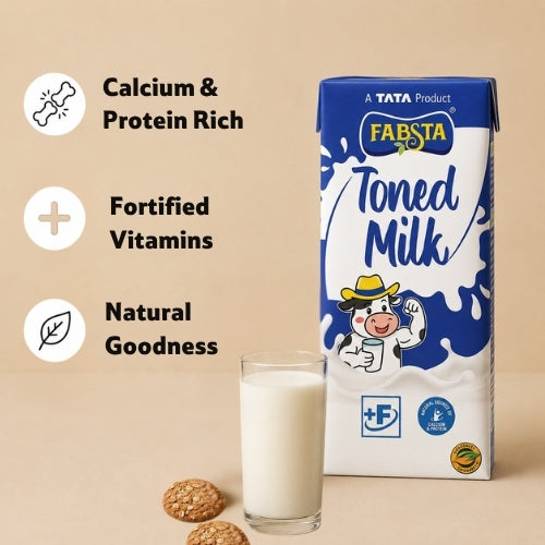 Fabsta Toned Milk, 1 L