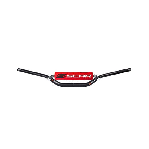 SCAR S2 7/8 H/BAR LOW BAR BLK / PAD RED