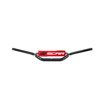SCAR S2 7/8 H/BAR LOW BAR BLK / PAD RED