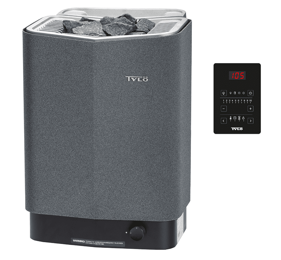 Tylö Sense Combi Pure 8 saunakachel 8 kW - grijs