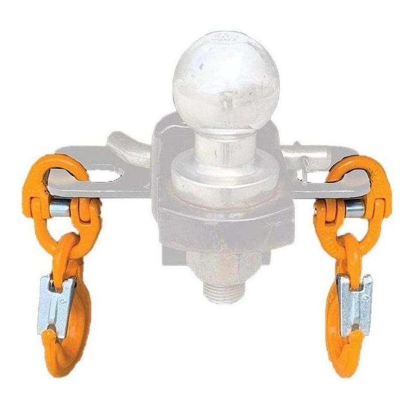 Schutts 8mm 4 Tonne Tow Kit Connecting Links Inc Eye Type Sling Hook and Safety Latch