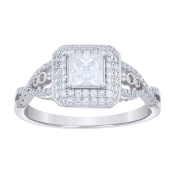 Sterling Silver Fashion Infinity Shank Ring
