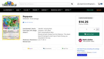 How To Find Pokémon Card Prices on TCGplayer