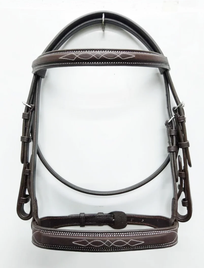 Belle & Bow Sugarbrook Padded Wide Noseband Bridle