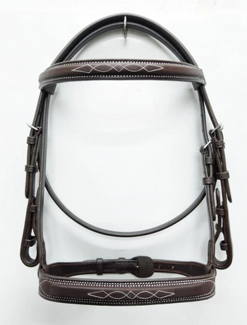 Belle & Bow Sugarbrook Padded Wide Noseband Bridle