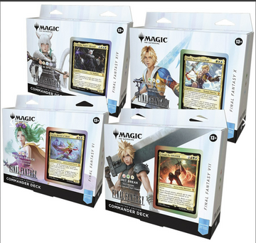 Magic the Gathering Final Fantasy Commander Collector Decks (4 Decks Per Display)
