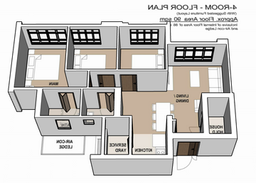 Kebun Baru Breeze 4-room