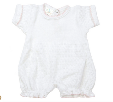 Paty Knit Ruffle Hem Bubble-Pink,NB