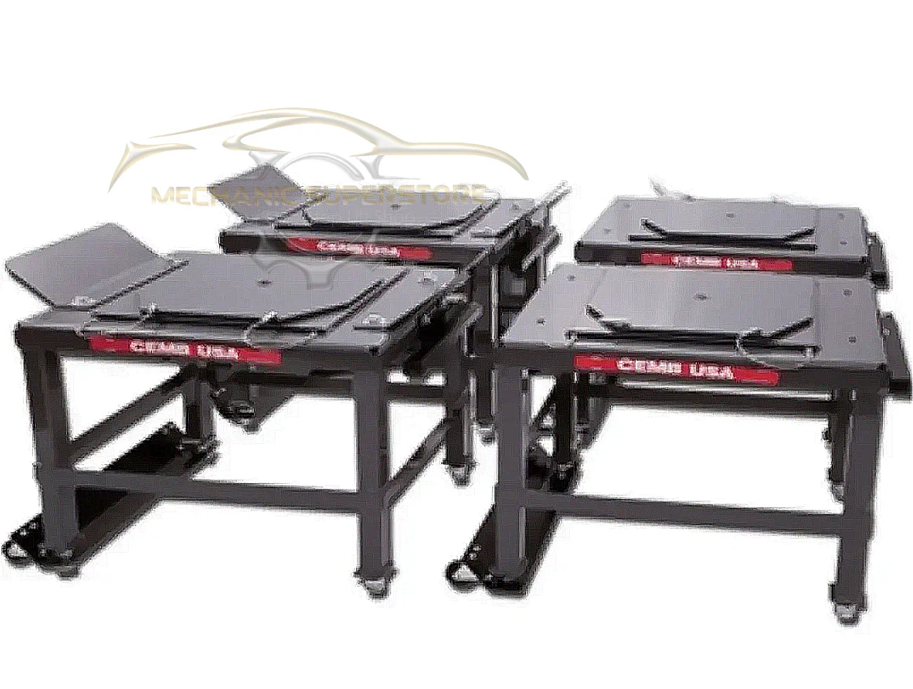 CEMB DWA1100CWAS Complete Wireless Wheel Alignment System w/Wheel Stand Kit - Mechanic Super Store