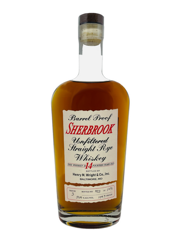 Maryland Heritage Series Sherbrook 14-Year Straight Rye Whiskey