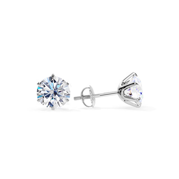 Schicke Weißgold Tera Ohrringe