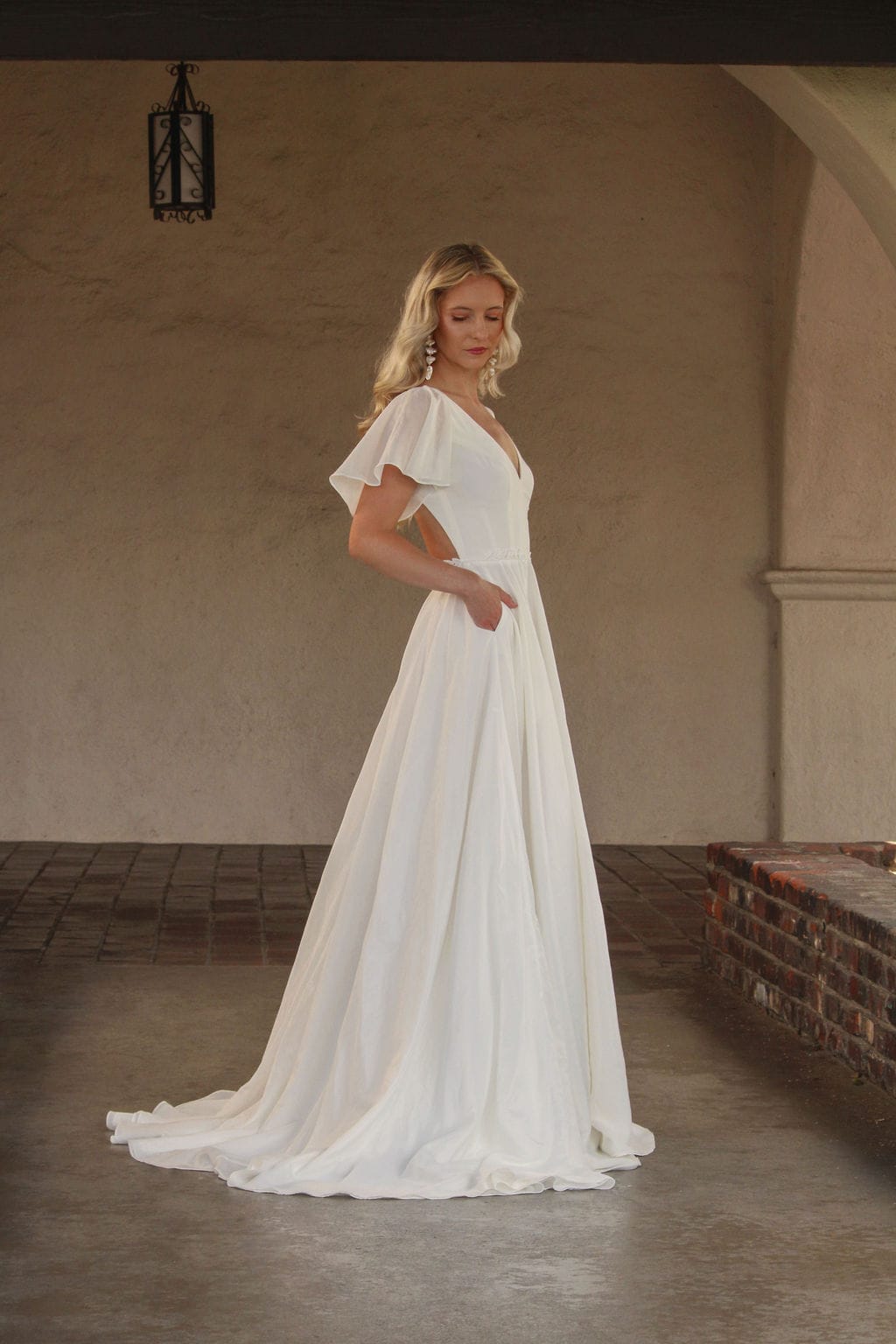 Skai Silk Cotton Wedding Dress