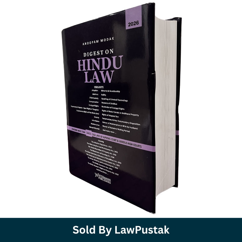 Digest on Hindu Law 2026 Anoopam Modak Case Law Book India
