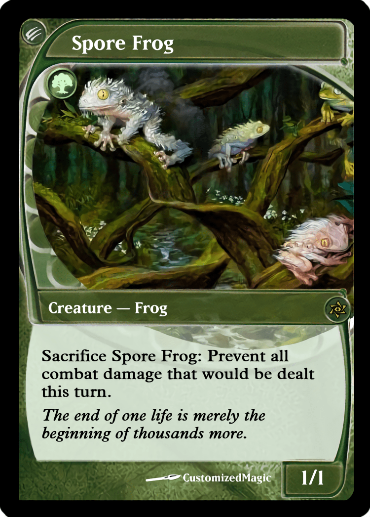 Mtg Proxy Spore Frog (0238) MTG Card