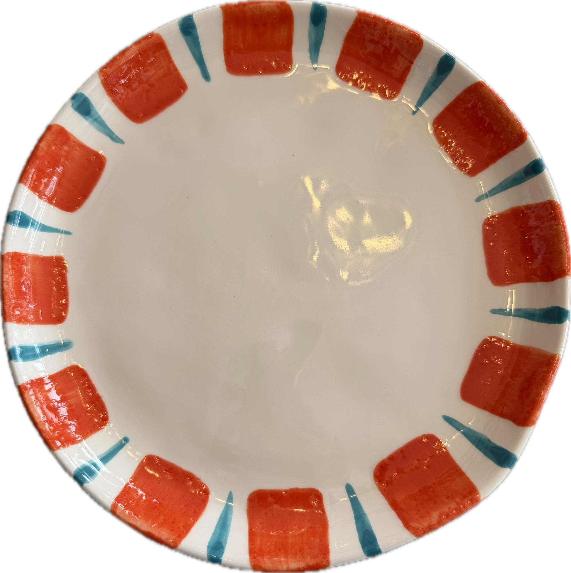 6 PETITES ASSIETTES ORANGE DURO