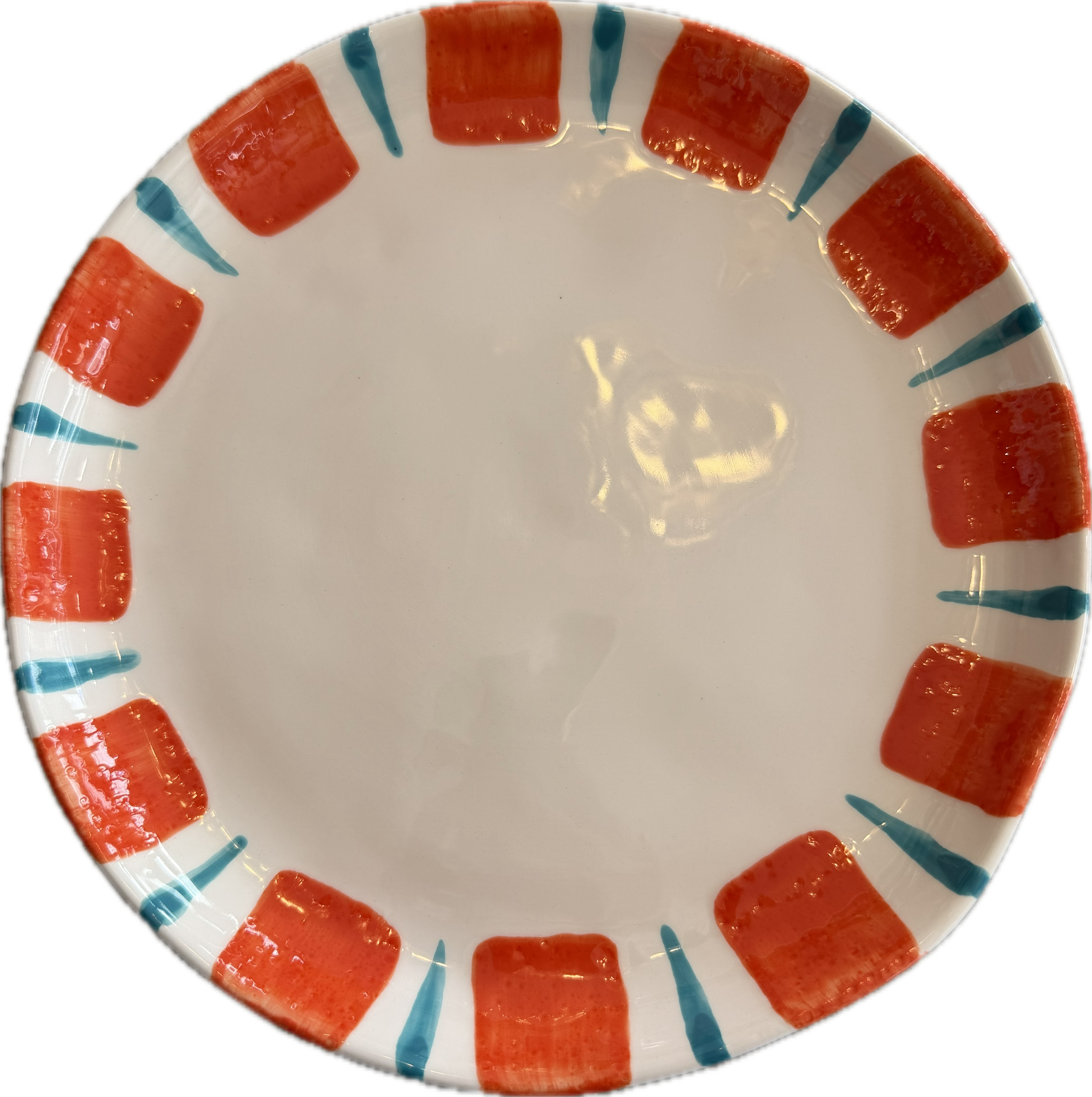 6 PETITES ASSIETTES ORANGE DURO