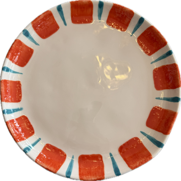 6 PETITES ASSIETTES ORANGE DURO
