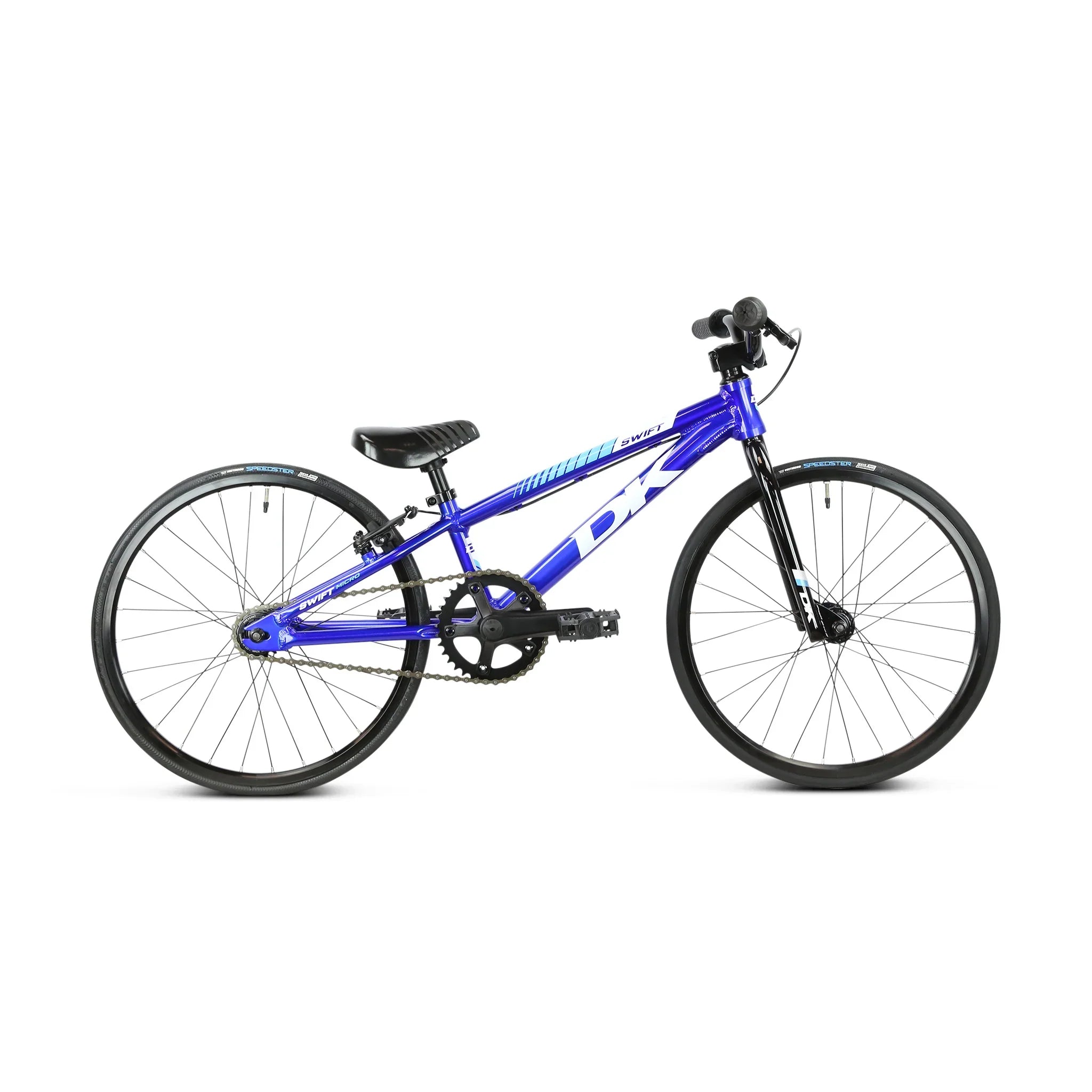 DK Swift Micro 18" Complete BMX Race Bike - 16.25"TT - Blue