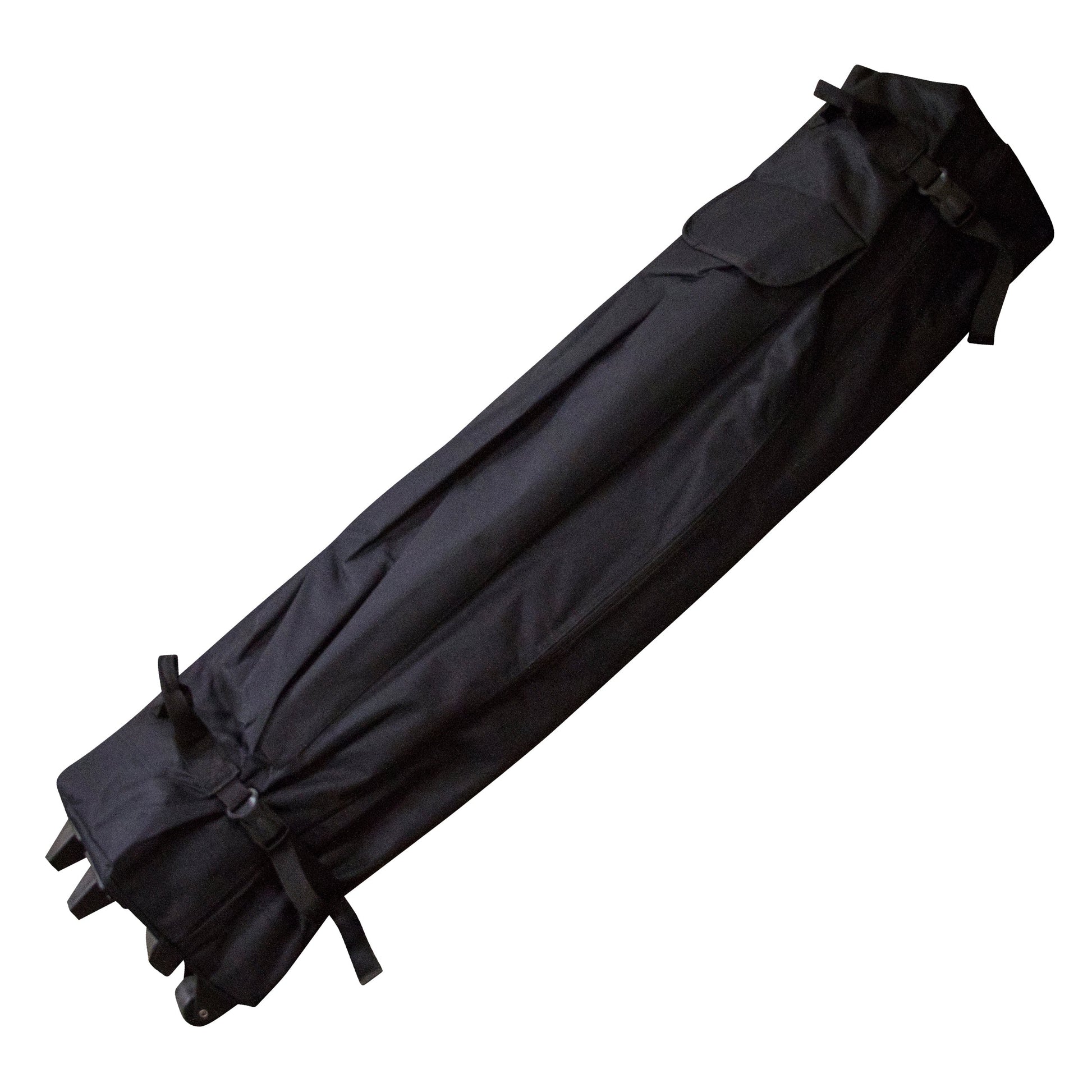9x9 premium and economy replacement canopy bag with rollers, designed for outdoor canopy covers by Logo Brands.