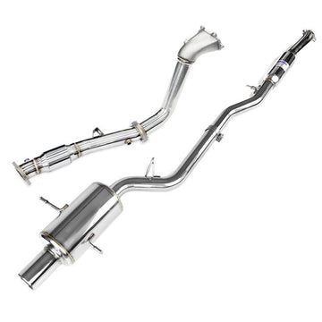 G200 Turbo Back Exhaust w/Hyperflow Down Pipe - Subaru Forester XT SG 03-08