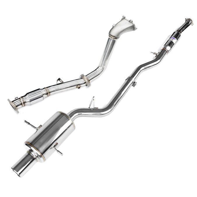 G200 Turbo Back Exhaust w/Hyperflow Down Pipe - Subaru Forester XT SG 03-08