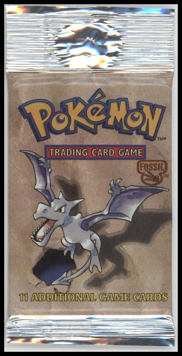 1999 WOTC Pokemon Fossil Unlimited Aerodactyl Booster Pack