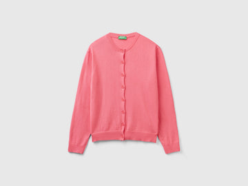 Cardigan in misto lana e cashmere