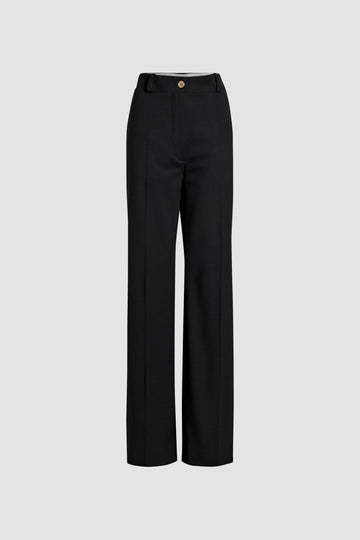 Iconic long trousers in virgin wool