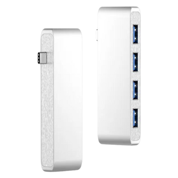 ADAPTADOR TIPO C TYC-004 Adaptador HUB Tipo C con Puertos  USB-C / USB 3.0 / TF CARD / SD CARD
