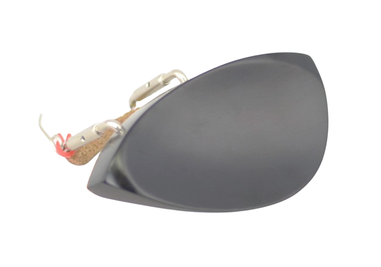 Teka Violin Chin Rest - Ebony Left Hand 4/4
