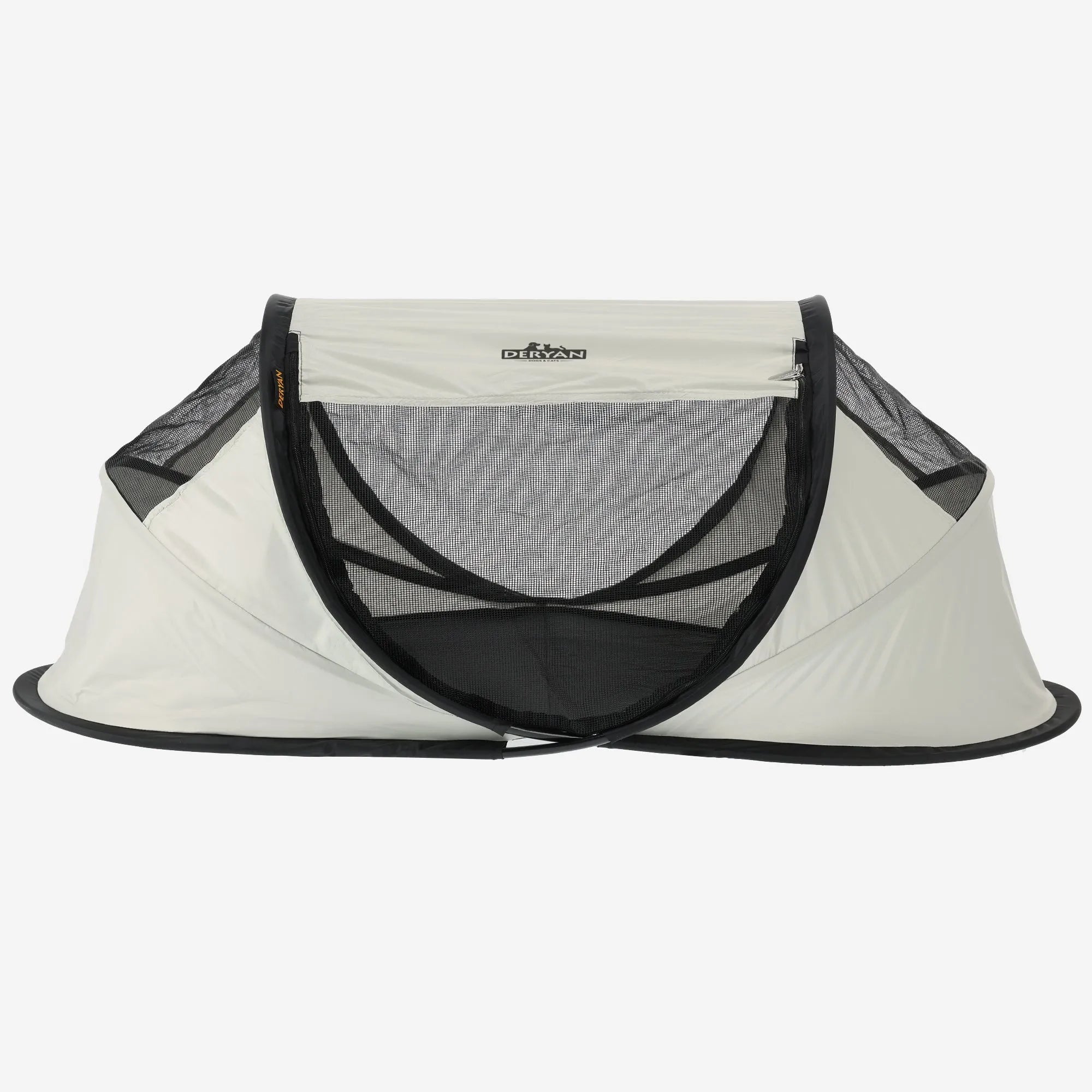Deryan & Cats Pop-up-Hundezwinger Medium mit zusammenklappbarem Rahmen und extra dickem Netzgewebe