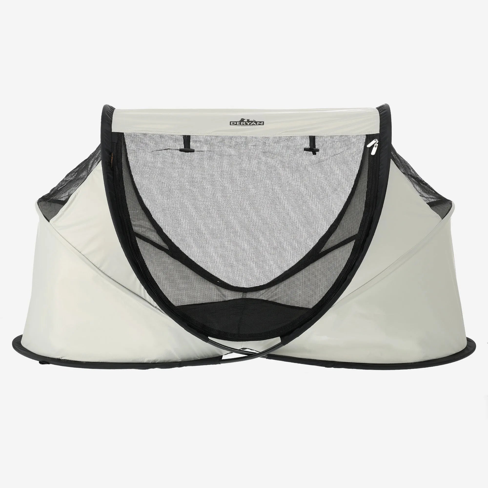 Deryan & Cats Pop-Up Pet Travel-Cot Large mit faltbarem Pop-Up-System und extra dickem Netzgewebe