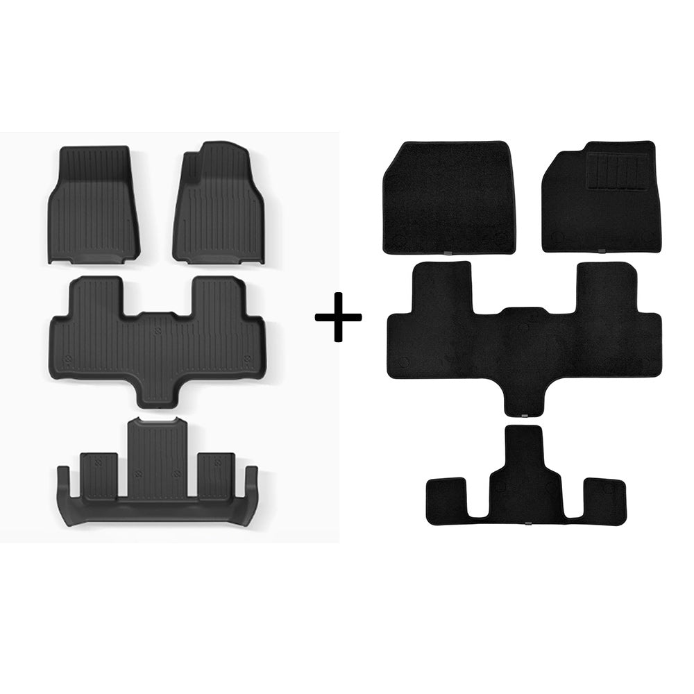Tesla Model YL Custom-Fit TPE All-Weather Floor Mats– Eco-Friendly & OEM Precision