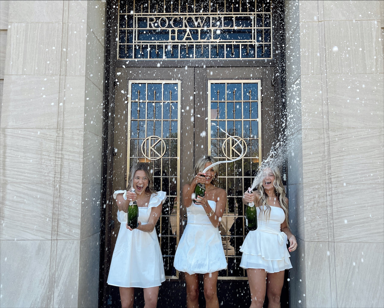Winter Graduation Cute College Graduation Dresses White Dresses To Wear  This Graduation Season Styled By McKenz
