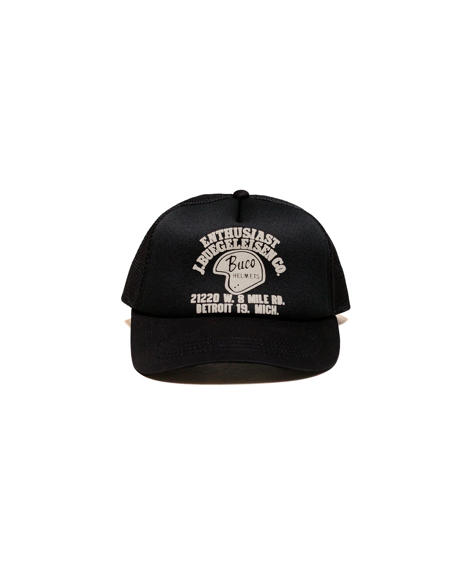 lost & found The Real McCoy's The Real McCoy's BA25004 Buco Mesh Cap / Enthusiast Black