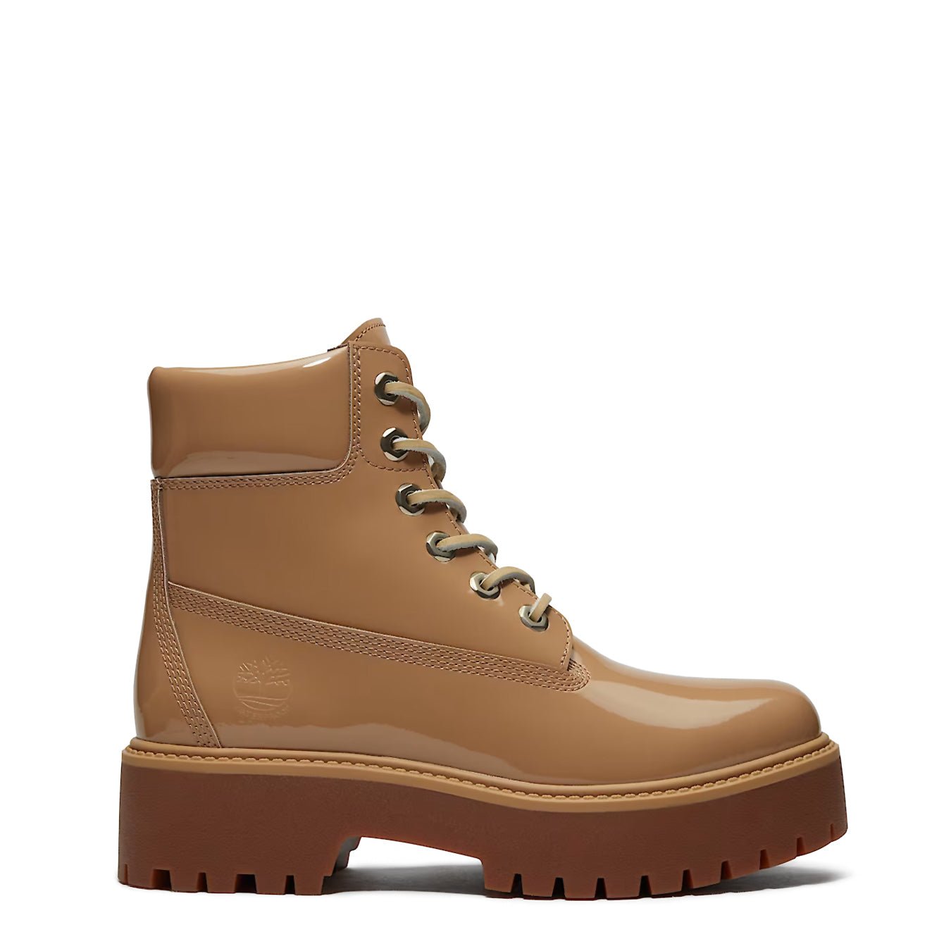 Timberland Womens Stone Street 6-Inch Waterproof Platform Boot Beige - The Sporting Lodge