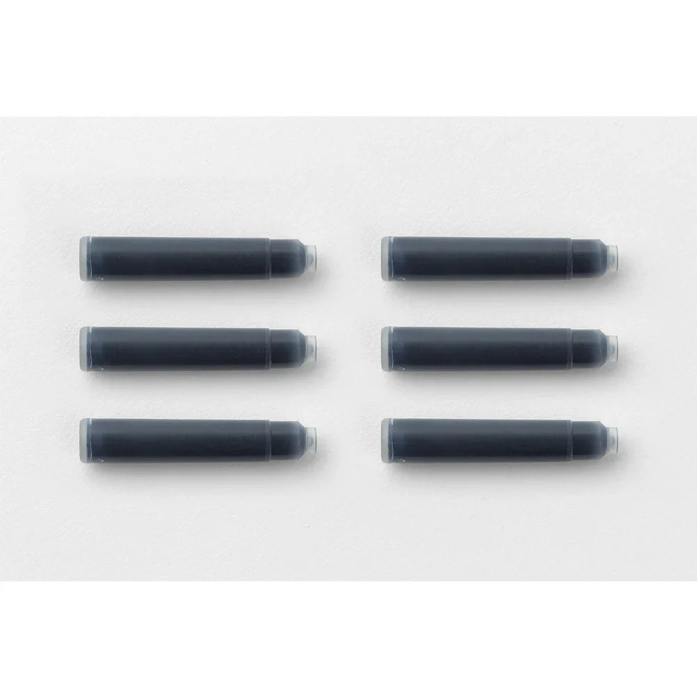 TRAVELER'S Company Fountain Pen Ink Cartridge (6-Pack) - Blue-Black