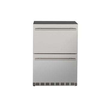 TrueFlame 24-Inch 5.3c Deluxe Outdoor Rated 2-Drawer Refrigerator