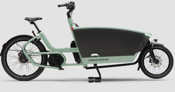 Urban Arrow Family NEXT Advanced Belt AutomatiQ sage green Bosch Performance Line 75Nm; Gates Riemenantrieb; inkl. kostenfrei: Regenverdeck und fahrbereite Anlieferung