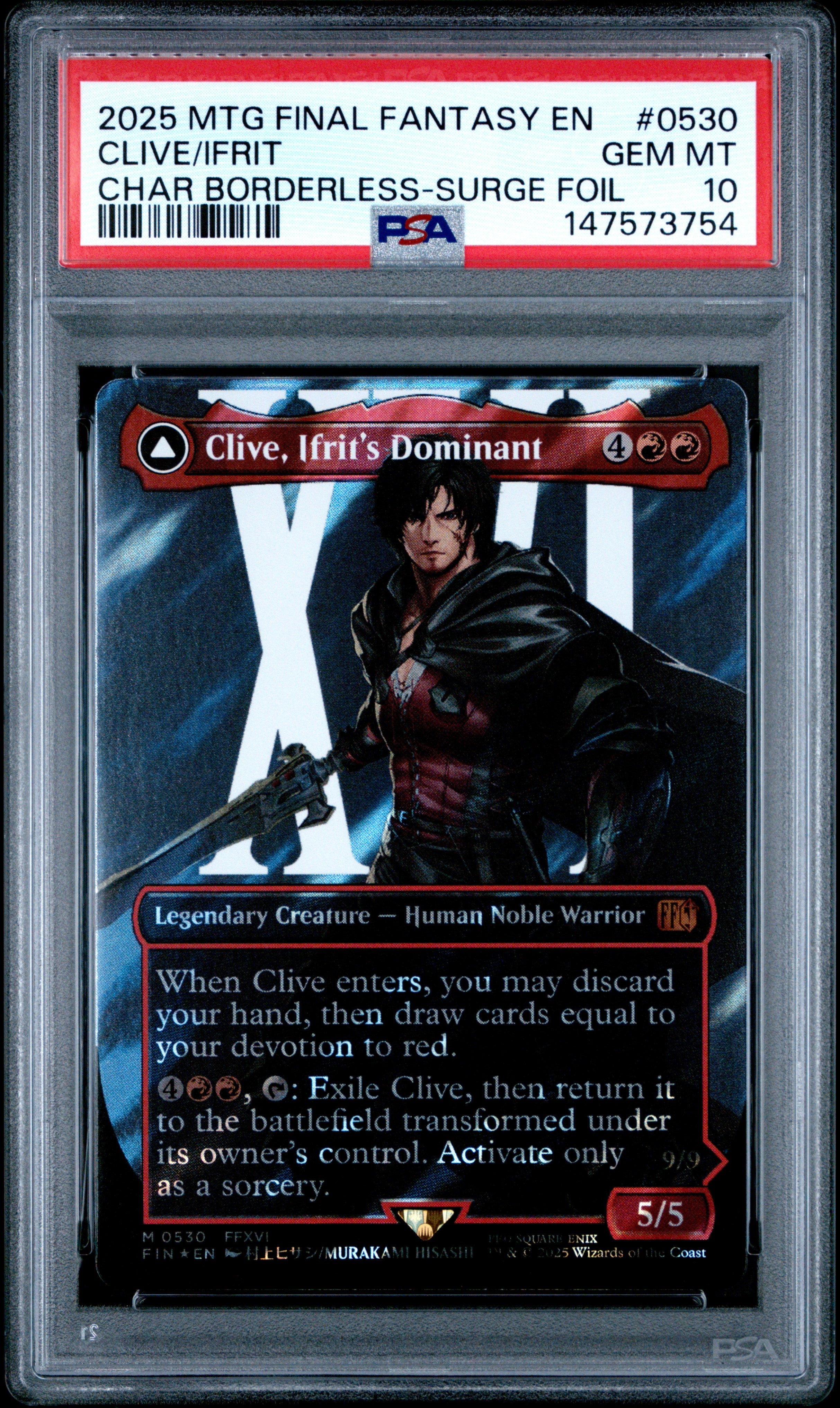 PSA GEM MT 10 Clive/Ifrit[Magic The Gathering Final Fantasy] - 147573754