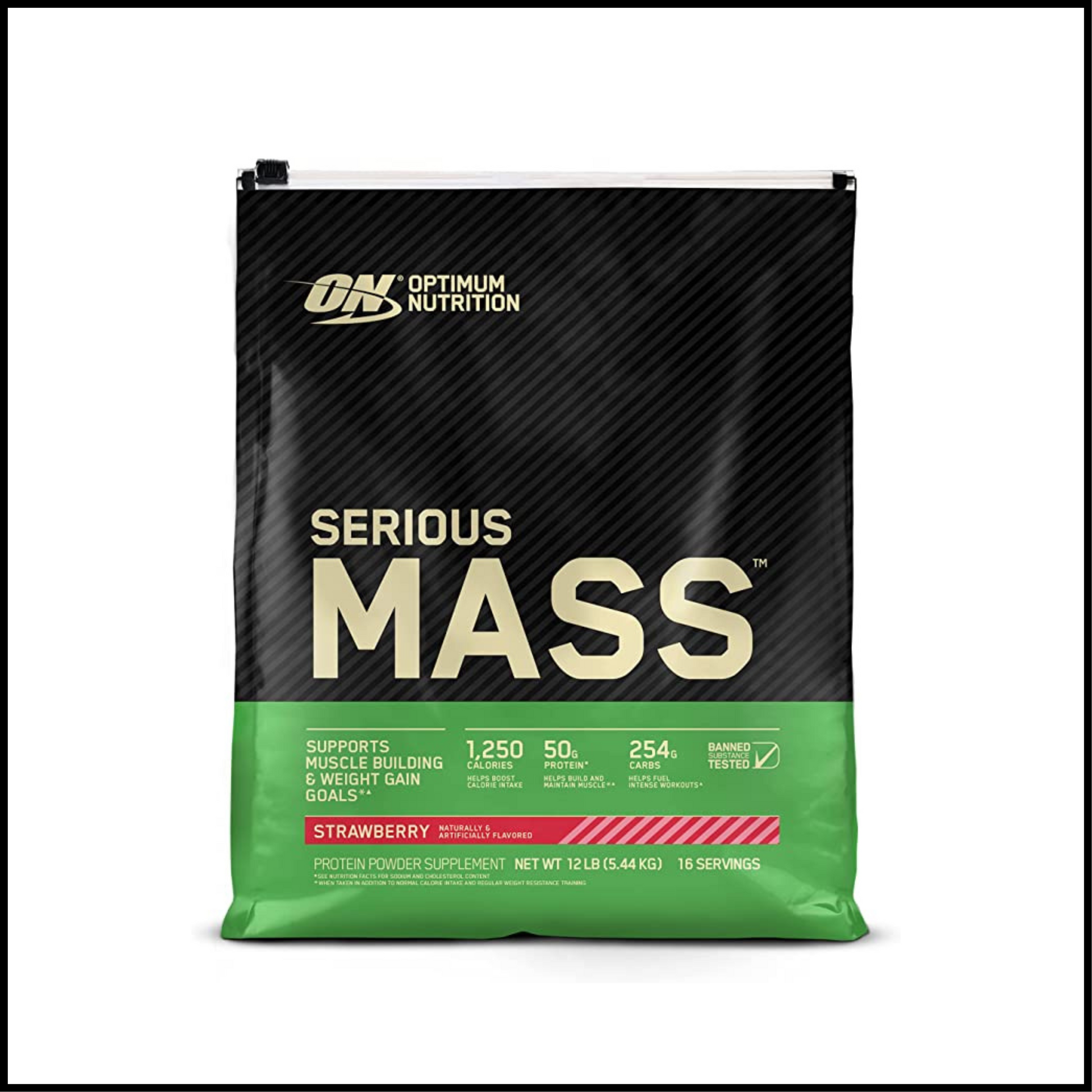 Serious Mass - Strawberry | 12 Pound