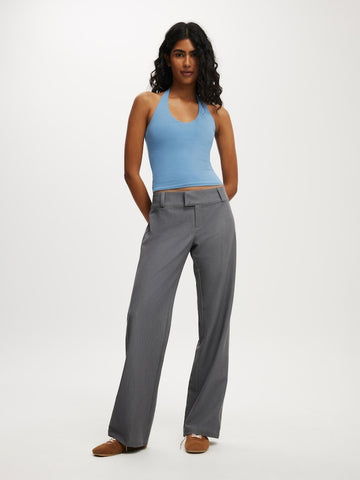 Buy Cotton On Grey Lola Low Rise Suit Trousers from Next USA